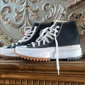 Converse Black and White High-Top Sneakers